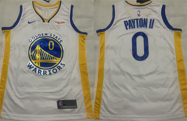 Golden State Warriors #0 Gary Payton II White Association Edition Stitched Jersey - Zenithce