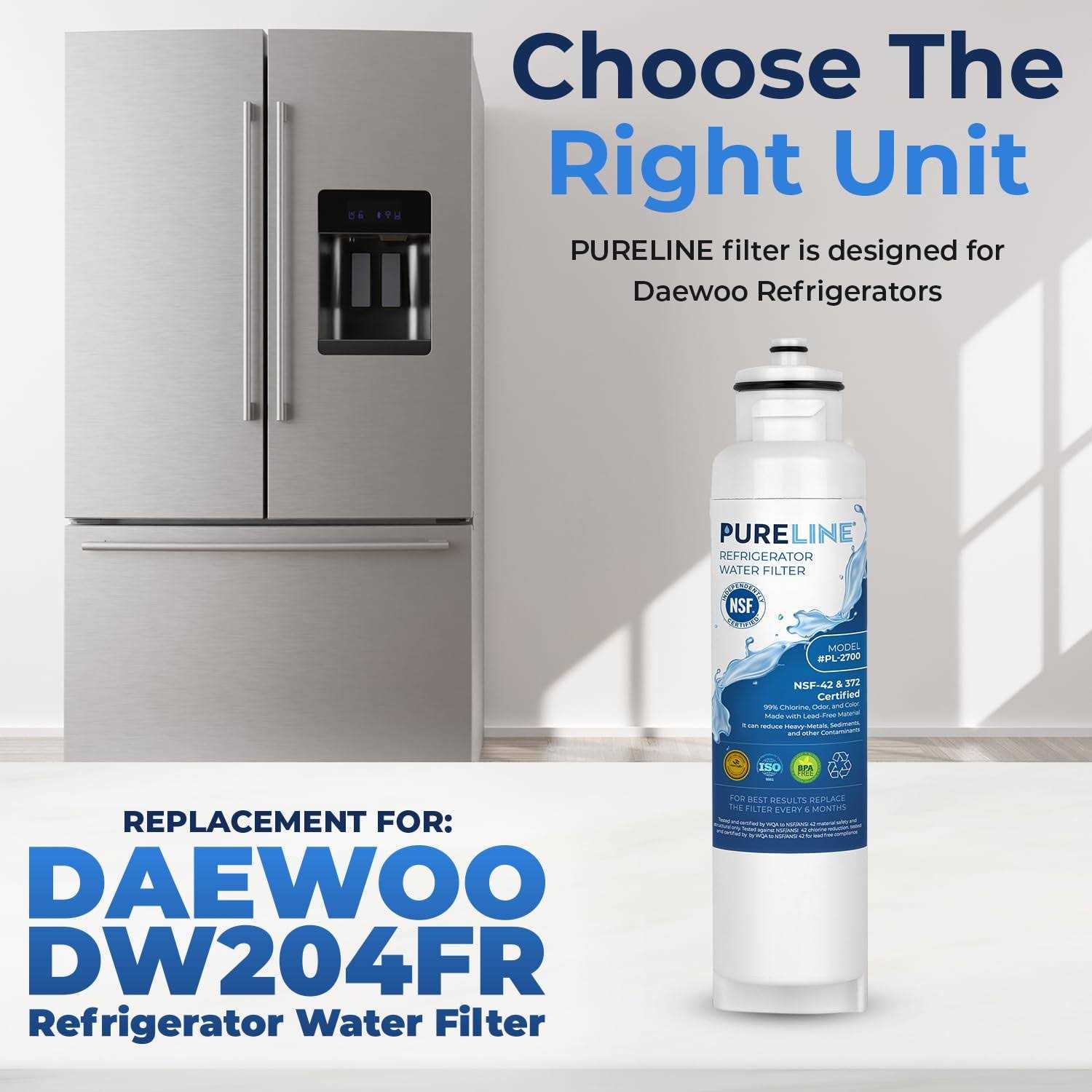 Pureline DA97-17376B and Haf qin Water Filter Replacement for Samsung Haf-qin - Zenithce