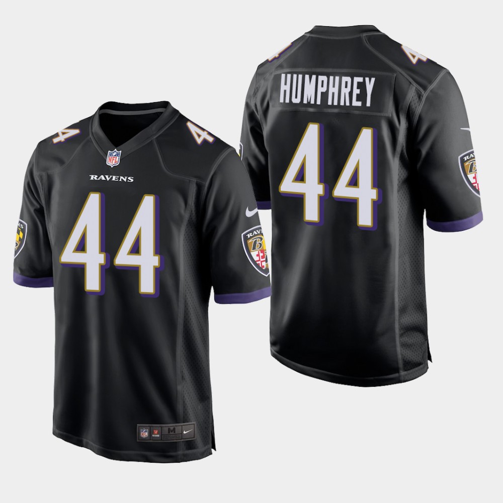 Baltimore Ravens #44 Marlon Humphrey Black Jersey - Zenithce