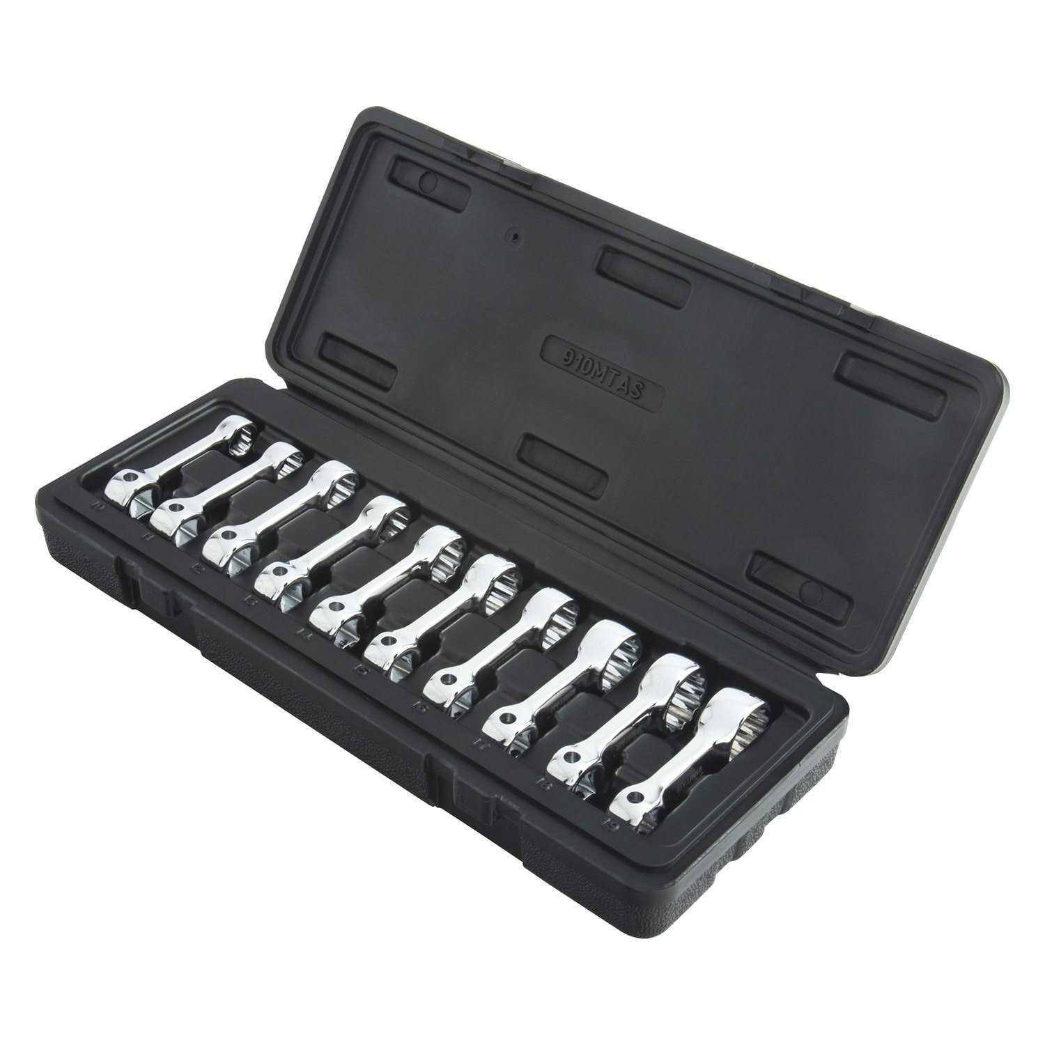 Sunex 909TAS 3/8 Drive 9 Piece SAE Torque Adapter Set - Zenithce