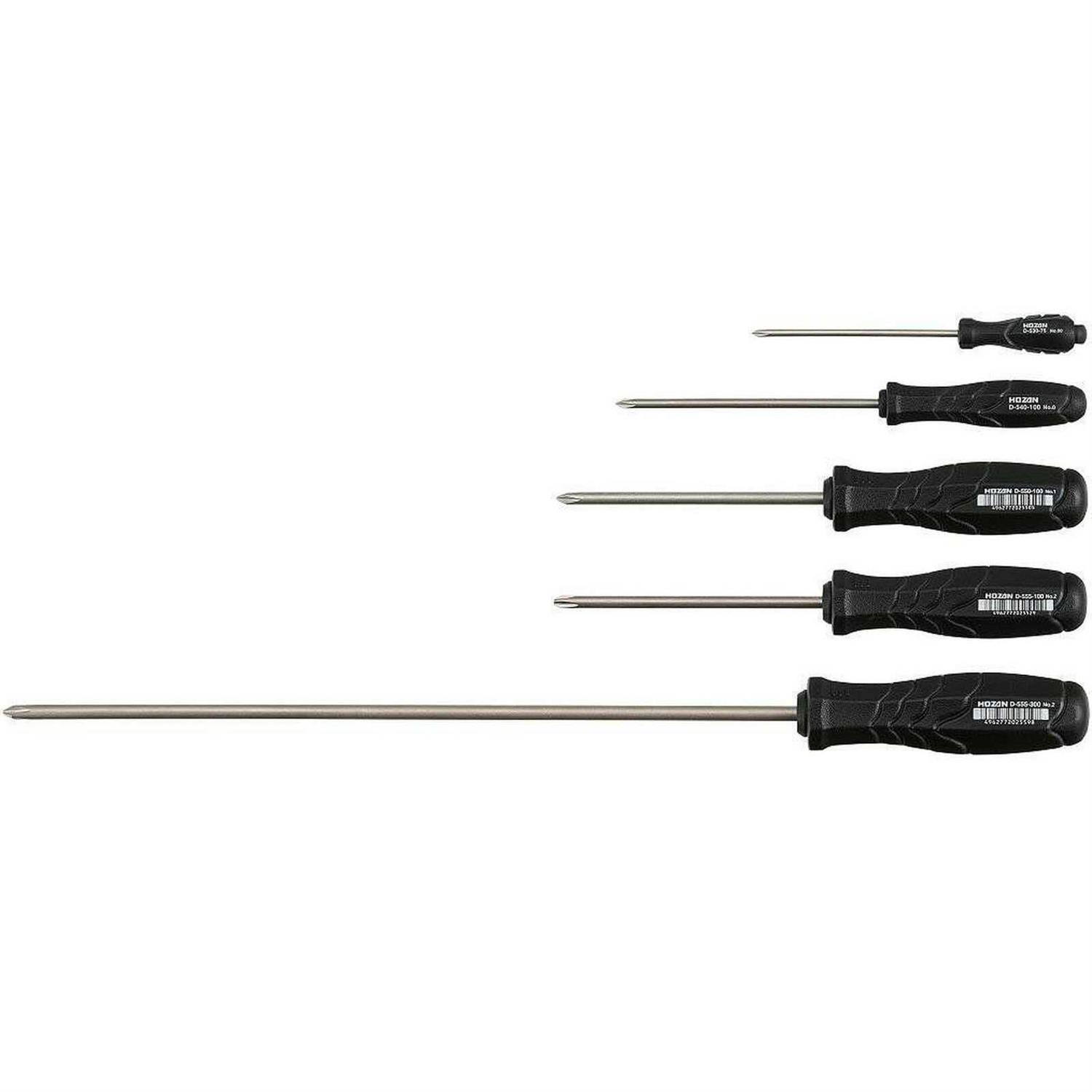 Hozan Jis-4 Jis Screwdriver Set - Zenithce