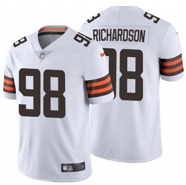 Cleveland Browns #98 Sheldon Richardson New White Vapor Untouchable Limited Stitched Jersey - Zenithce