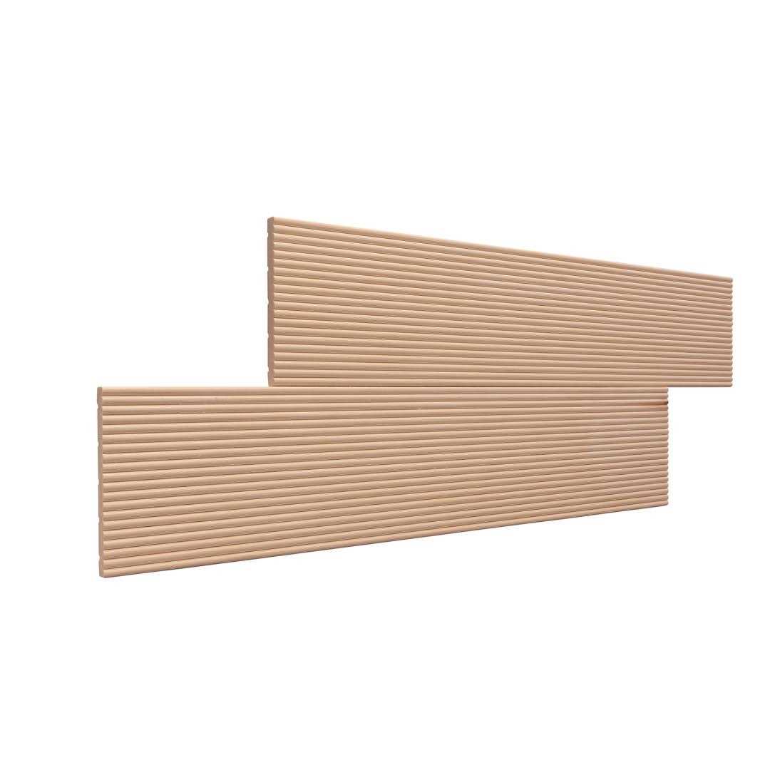 Narrow Reeded 5 x 96 W Accent Moulding Ornamental Mouldings Finish - Zenithce