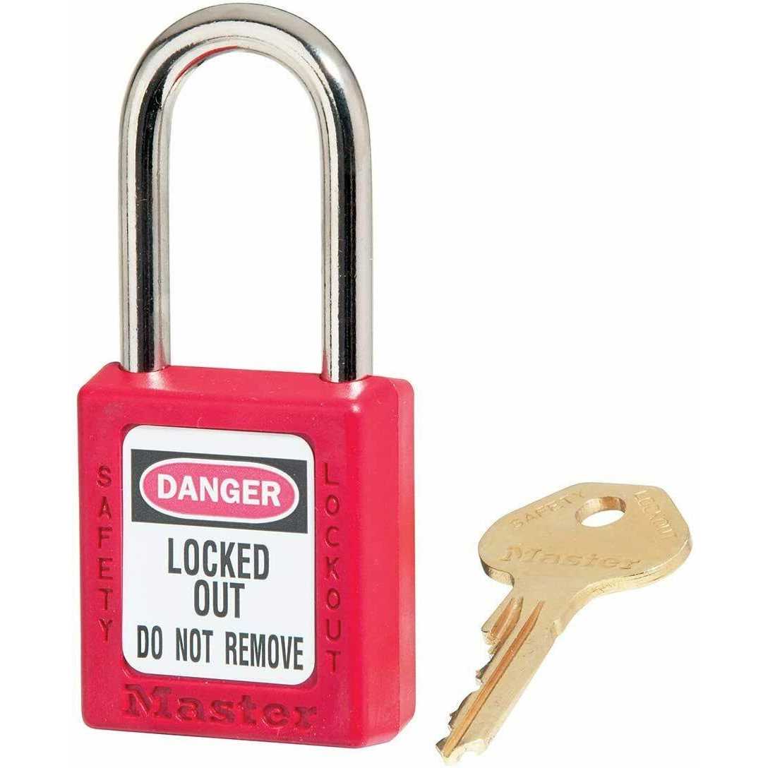 Master Lock Red Safety Padlock 410RED - Zenithce