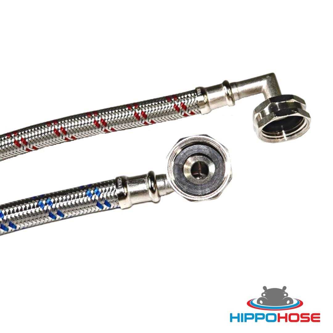 Washing Machine Hoses Double 90 Elbow to Fit Tight Spaces - Zenithce