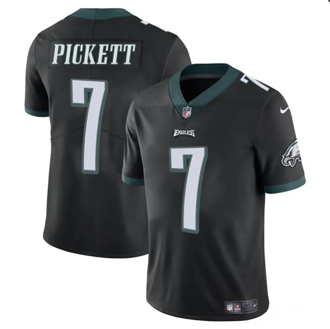 Philadelphia Eagles #7 Kenny Pickett Black Vapor Untouchable Limited Stitched Jersey - Zenithce