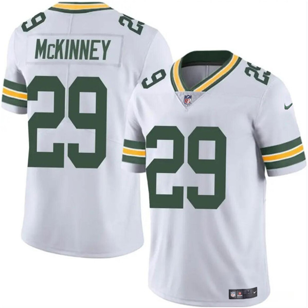 Green Bay Packers #29 Xavier McKinney White Vapor Limited Stitched Jersey - Zenithce