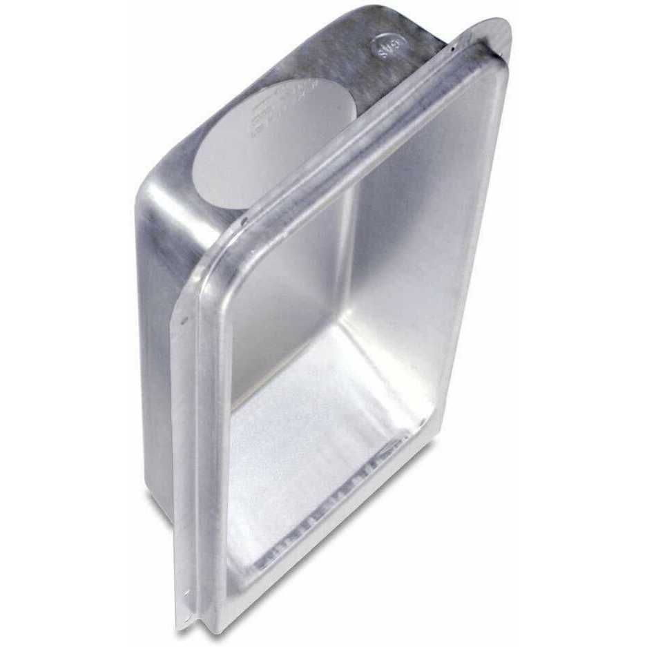 Dryer Vent Wall Plate Plastic Duct Connector Flange for Ventilation Straight Pipe, Cooling and Heating. Small Through The Wall Trim - Zenithce