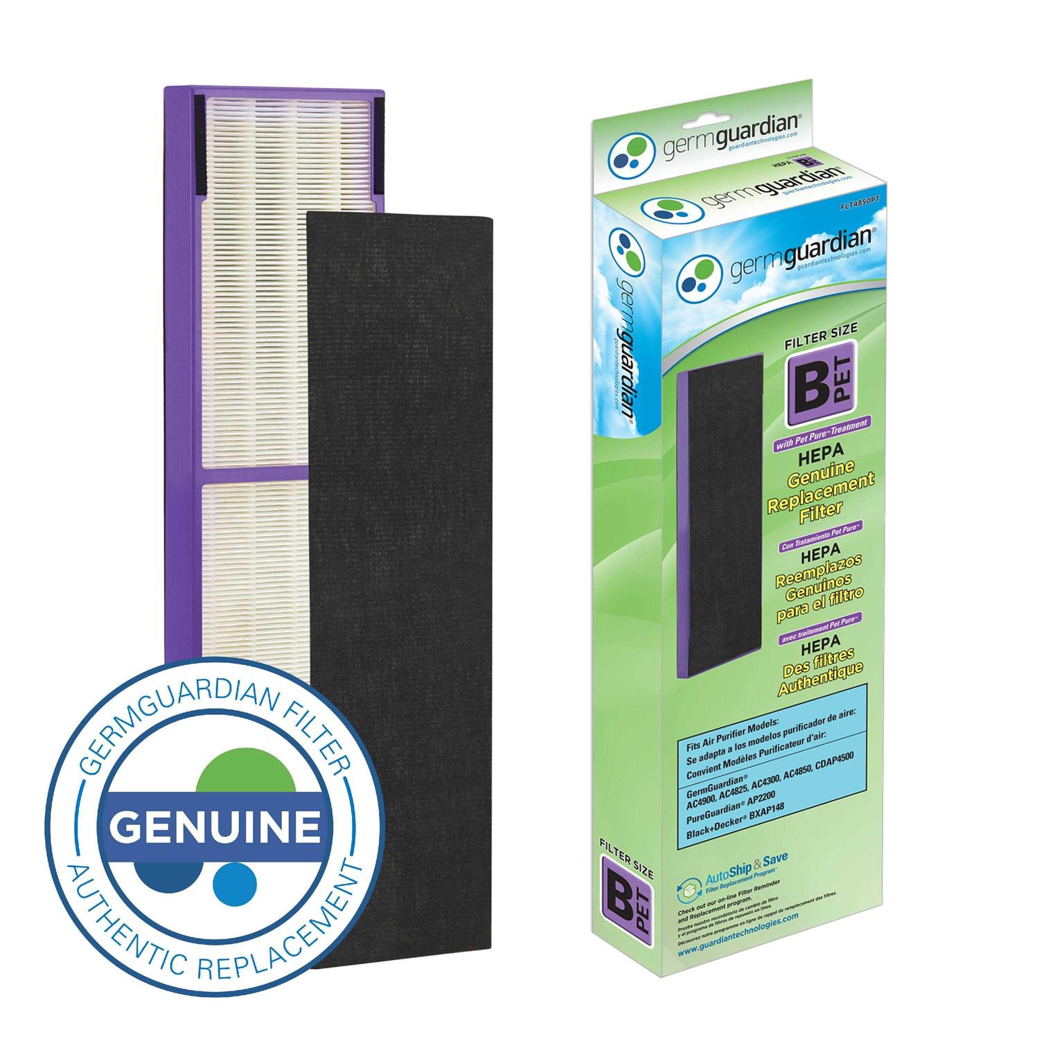 GermGuardian Air Purifier Filter FLT5000 Genuine HEPA Replacement Filter C for AC5000 - Zenithce