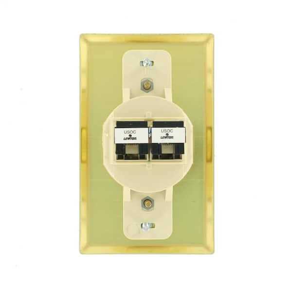 Leviton 41652 QuickPort Floor Jack Assembly - Zenithce