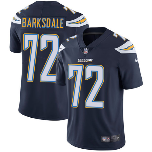 Los Angeles Chargers #72 Joe Barksdale Navy Blue Vapor Untouchable Limited Stitched Jersey - Zenithce