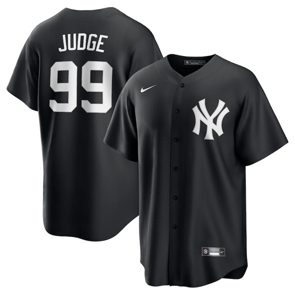 New York Yankees #99 Aaron Judge Black Lights Out Limited Stitched Jersey - Zenithce