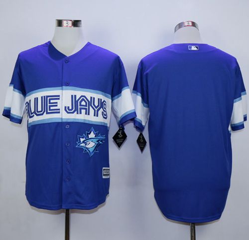 Blue Jays Blank Blue Exclusive New Cool Base Stitched Jersey - Zenithce