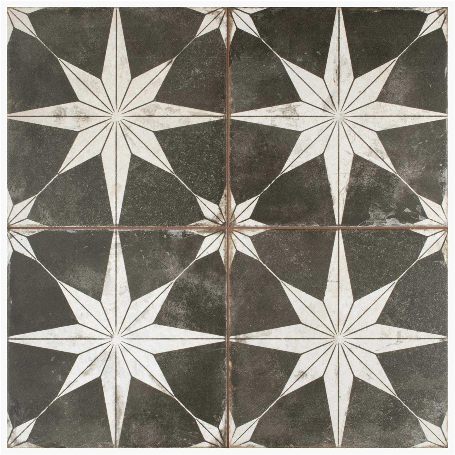 Merola Tile Harmonia Kings Star 13 x 13 Ceramic Floor and Wall Tile - Zenithce