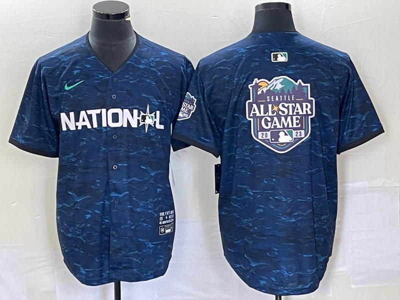 2023 All-Star Royal Big Logo Stitched Jersey - Zenithce