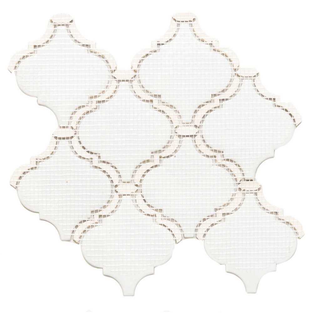 Tahitian Pearl 14 x 14.5 Glass Satin Mosaic Wall Tile The Tile Life - Zenithce