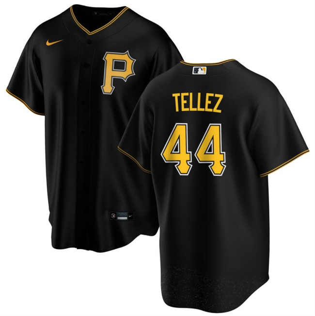 Pittsburgh Pirates #44 Rowdy Tellez Black Cool Base Stitched Jersey - Zenithce