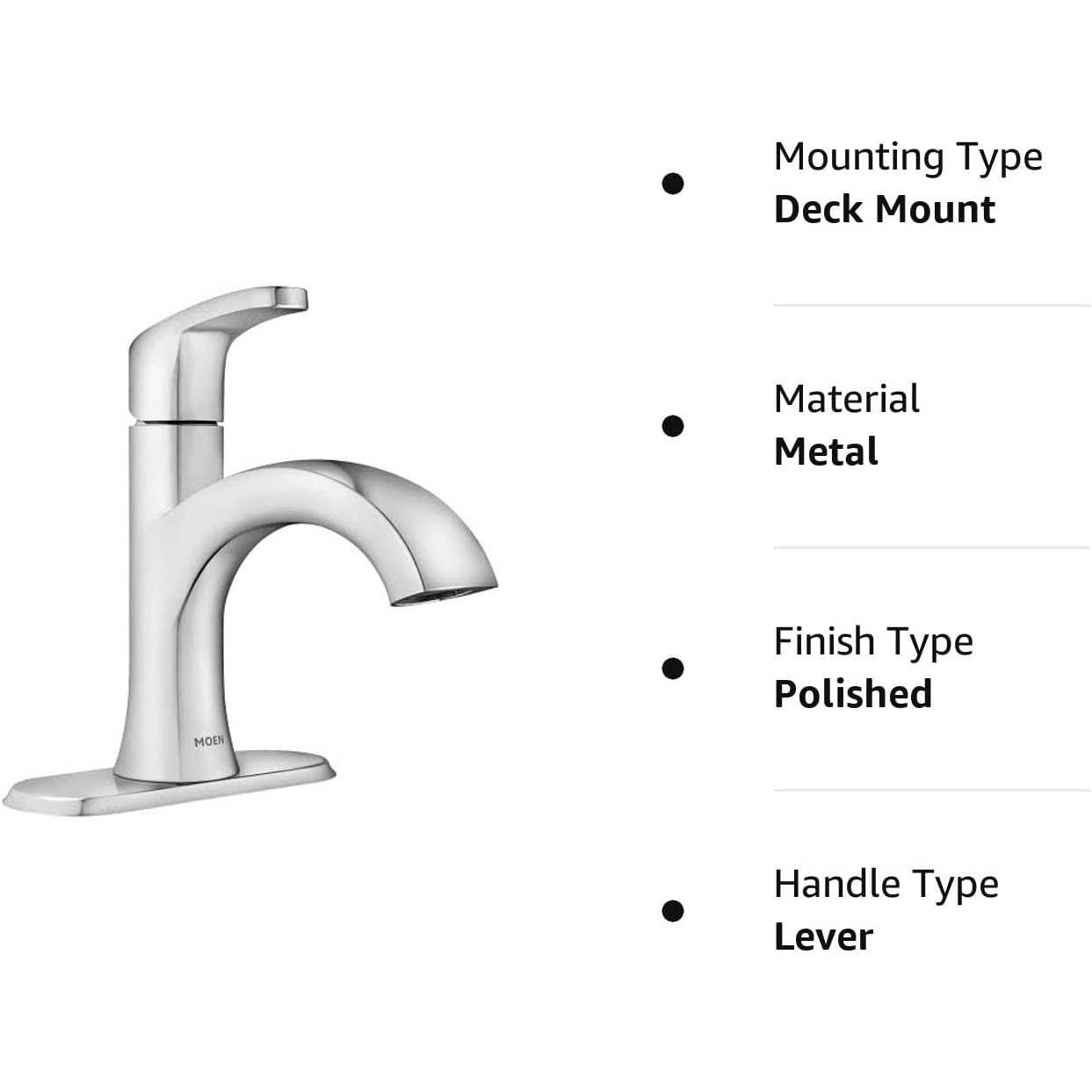 Moen Karis Single Handle Bathroom Faucet - Zenithce