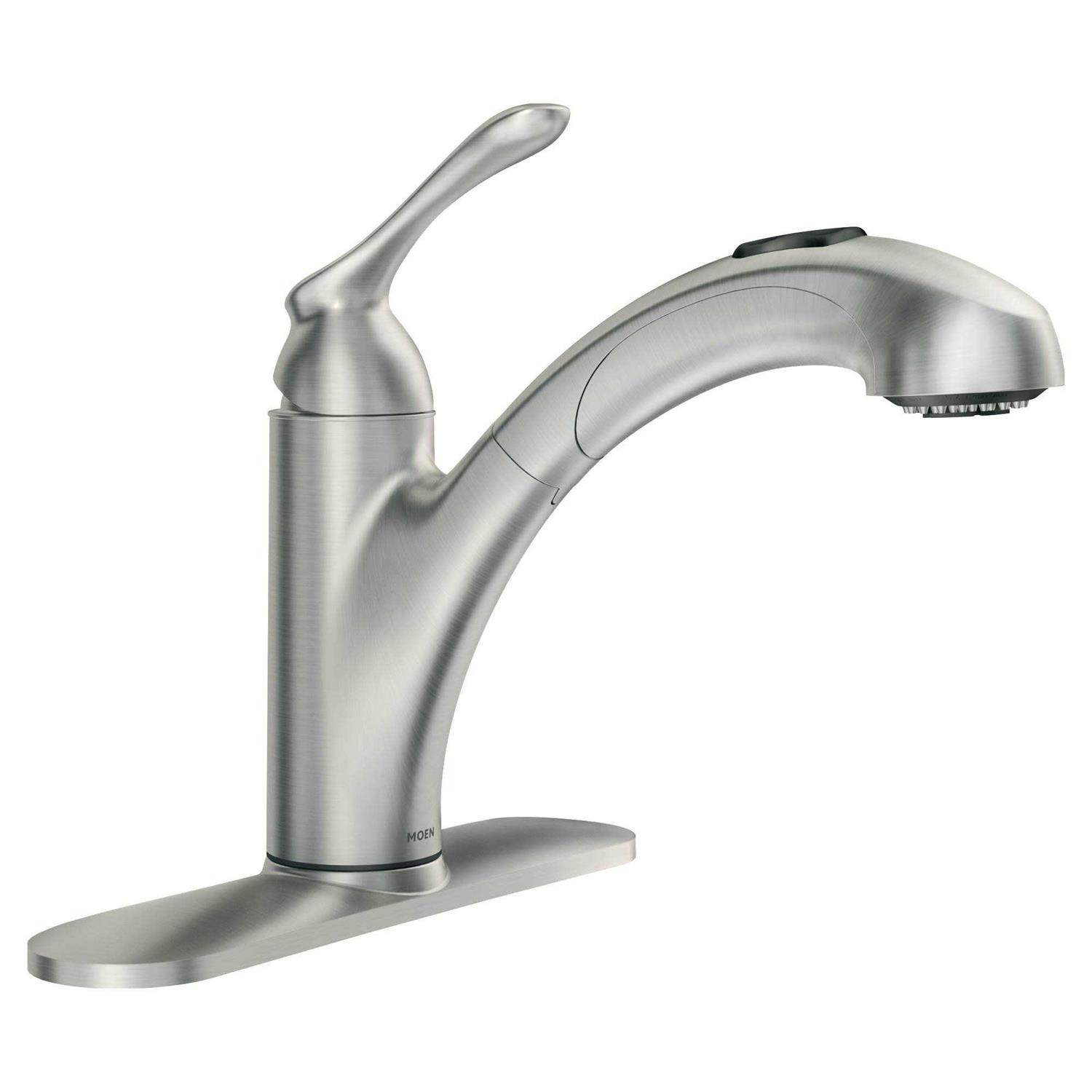 Moen Banbury Single Handle Kitchen Faucet - Zenithce