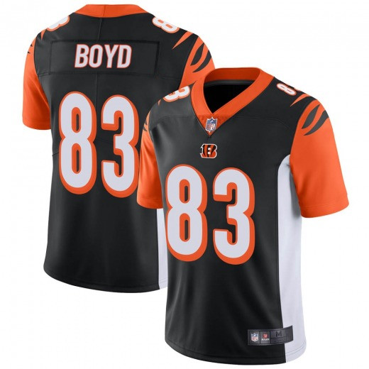 Cincinnati Bengals #83 Tyler Boyd Black Vapor Untouchable Limited Stitched Jersey - Zenithce