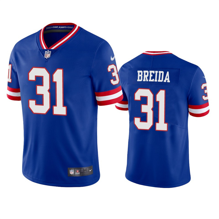 New York Giants #31 Matt Breida Royal Classic Vapor Limited Stitched Jersey - Zenithce