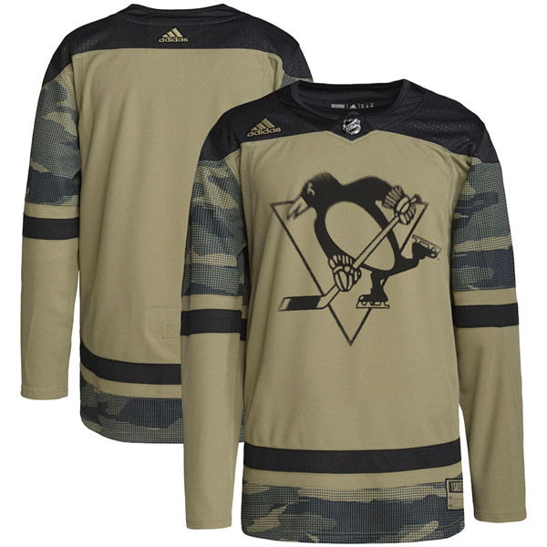 Pittsburgh Penguins Blank 2022 Camo Military Appreciation Night Stitched Jersey - Zenithce