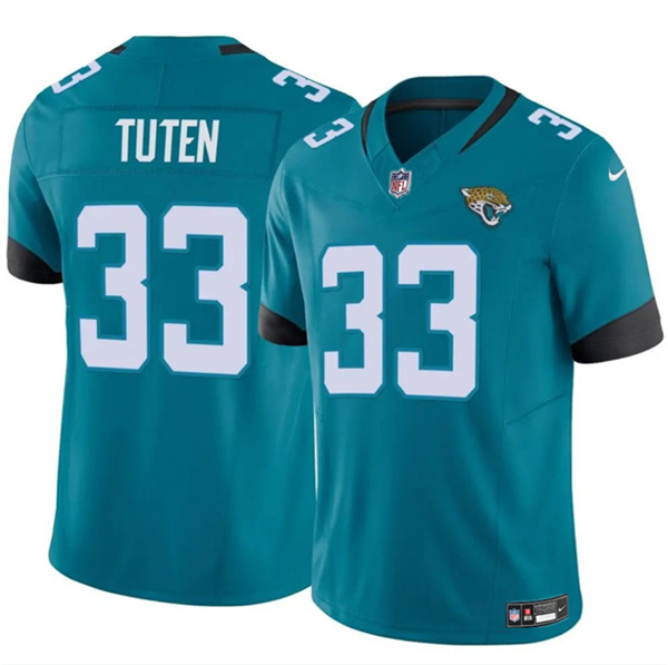 Jacksonville Jaguars #33 Bhayshul Tuten Teal 2024 Vapor Untouchable Limited Football Stitched Jersey - Zenithce