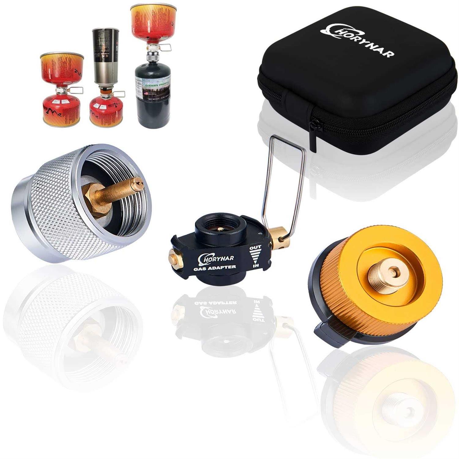 Isobutane Fuel Canister Isobutane Canister Butane Propane Adapter with Exhaust - Zenithce