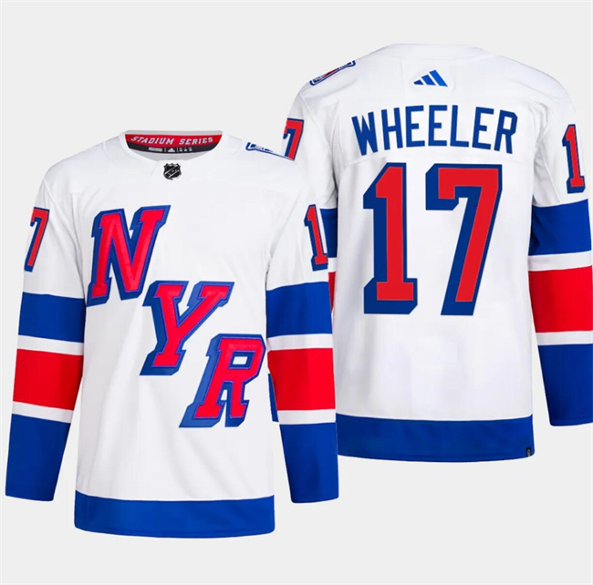 New York Rangers #17 Blake Wheeler White 2024 Stadium Series Stitched Jersey - Zenithce
