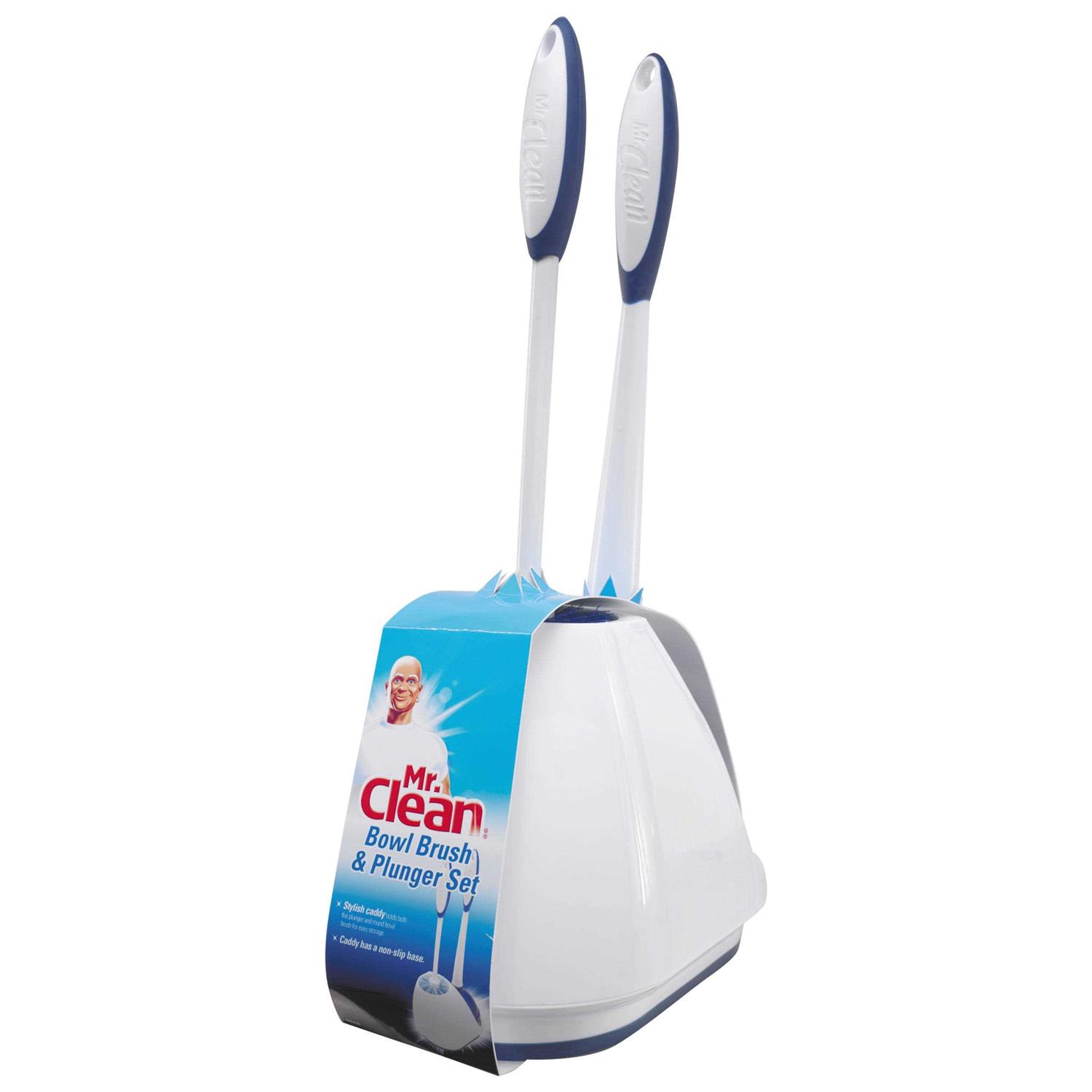 Mr. Clean Blue Turbo Toilet Plunger - Zenithce