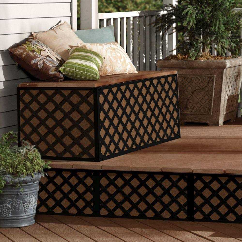 Veranda 4 ft. x 8 ft Garden Vinyl Lattice - Zenithce