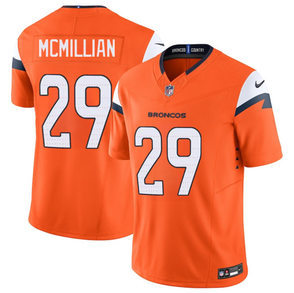 Denver Broncos #29 Ja'Quan McMillan Orange 2025 F.U.S.E. Vapor Limited Stitched Jersey - Zenithce