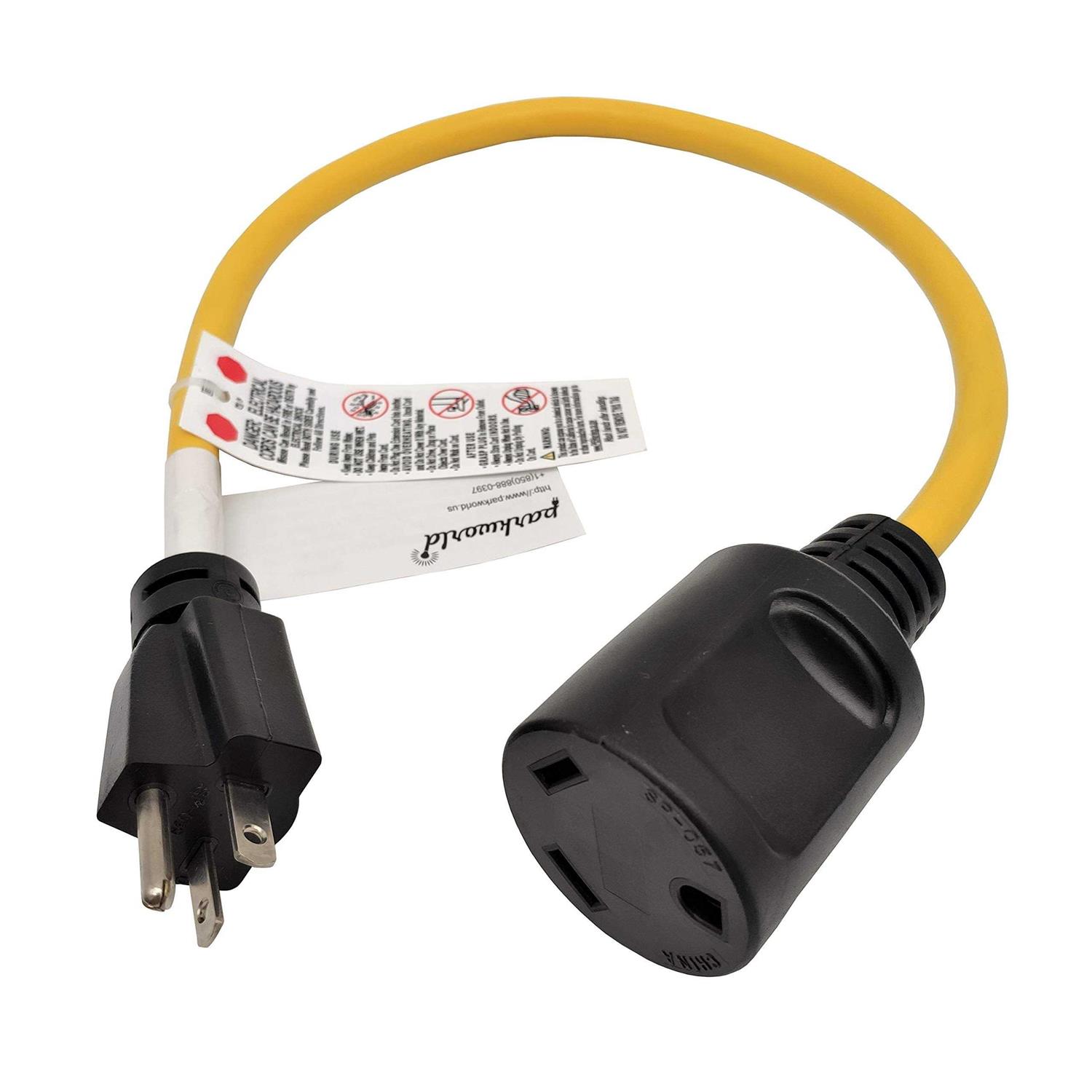 Parkworld Nema 5-20 Extension Cord 5-20p to 5-20r 125v - Zenithce