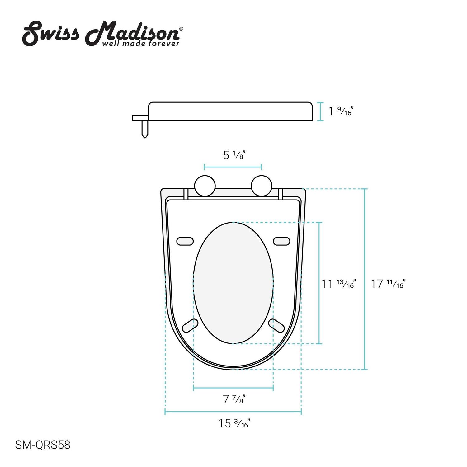 Swiss Madison SM-PS312 Concorde One Piece Pedestal Sink - Zenithce
