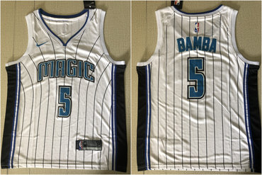 Magic 5 Mohamed Bamba White Swingman Jersey - Zenithce