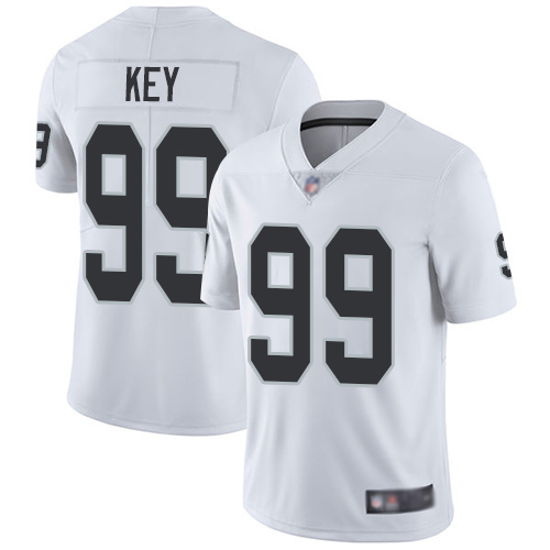 Raiders #99 Arden Key White Vapor Untouchable Limited Stitched Jersey - Zenithce