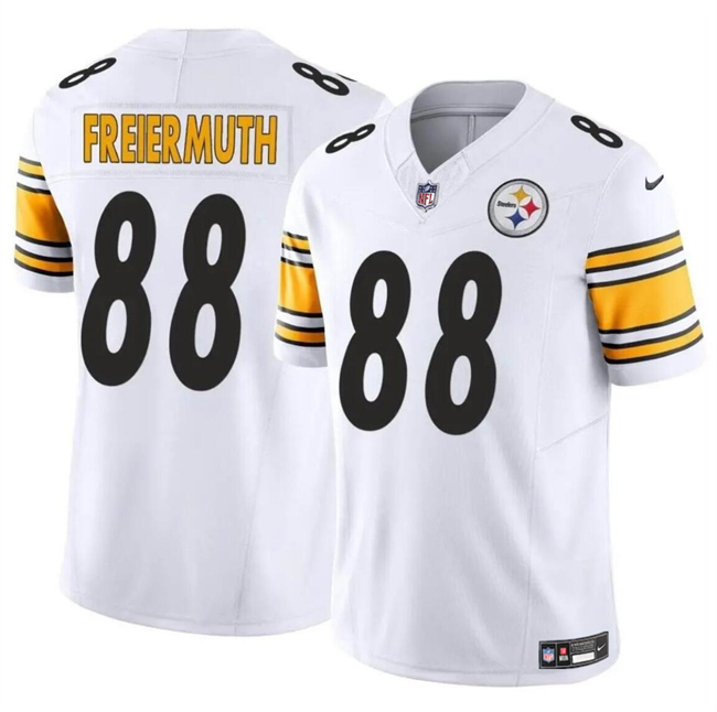 Pittsburgh Steelers #88 Pat Freiermuth White 2024 F.U.S.E. Alternate Vapor Untouchable Limited Stitched Jersey - Zenithce