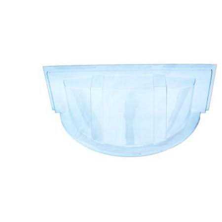 Shape Products 39 in. W x 16 in. D x 2-1/2 in. H Economy Round Flat Window Well Cover 3716CMT - Zenithce