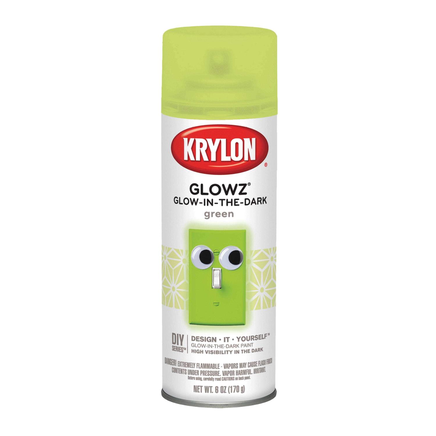 Krylon Glowz Glow-in-the-Dark Spray Paint - Zenithce
