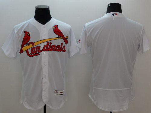 Cardinals Blank White Flexbase Authentic Collection Stitched Jersey - Zenithce