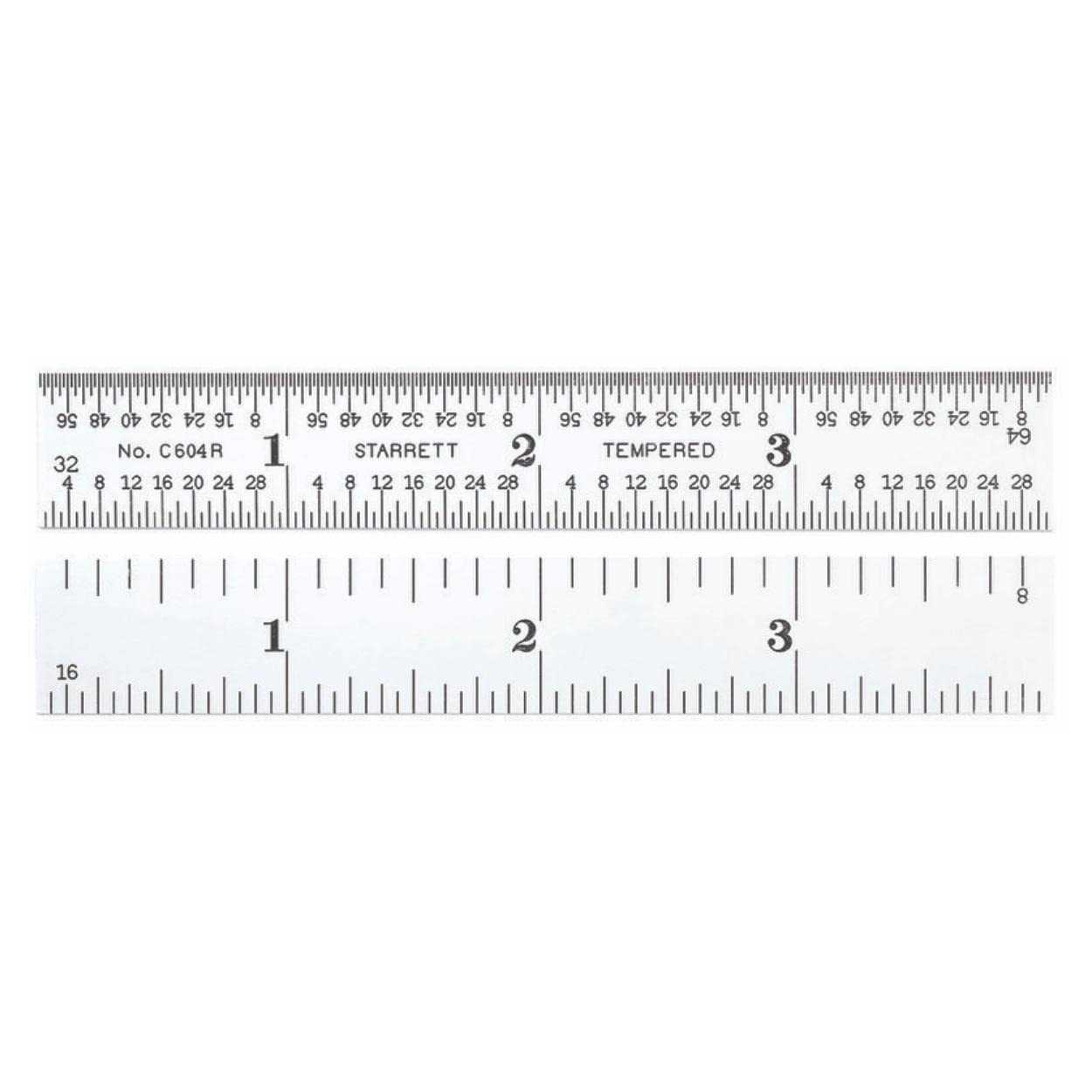 Starrett C604R Steel Rule - Zenithce