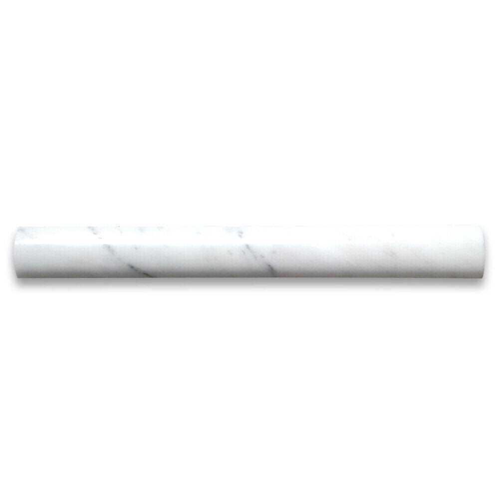 Marble Online Carrara White Marble Round Cover Edge Pencil Liner Trim Molding - Zenithce