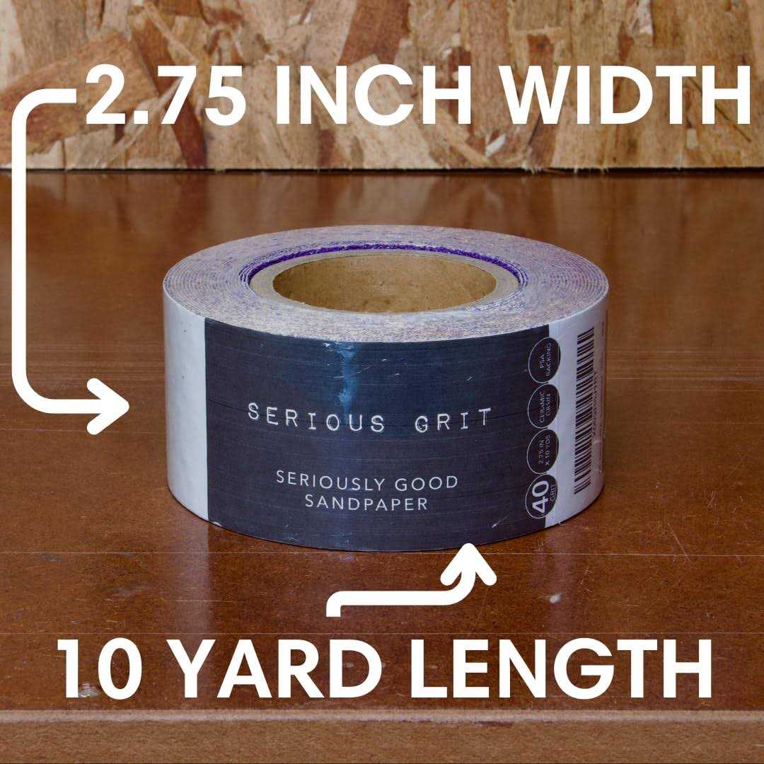 Serious Grit 6-Inch Grit Sanding Discs Heavy-Duty Hook Loop Velcro-Backed Film Discs - Zenithce