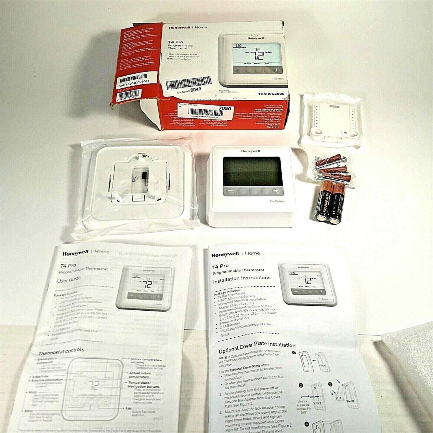 Honeywell Pro TH4110U2005 T4 Programmable Thermostat - Zenithce