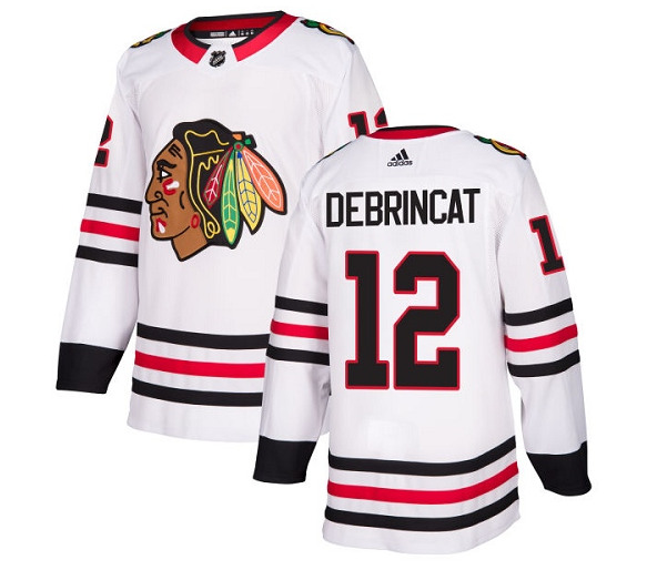 Chicago Blackhawks #12 Alex DeBrincat White Stitched Jersey - Zenithce