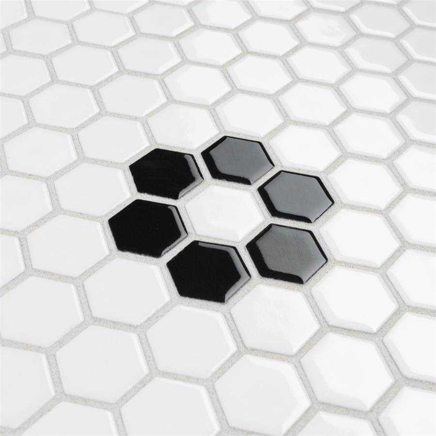 Metro Hex Porcelain Mosaic Wall & Floor Tile Merola Tile - Zenithce