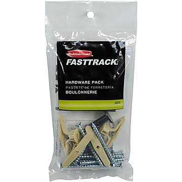 Rubbermaid FastTrack Garage 12-Piece Steel Multipurpose Storage Rail System 2012266 - Zenithce