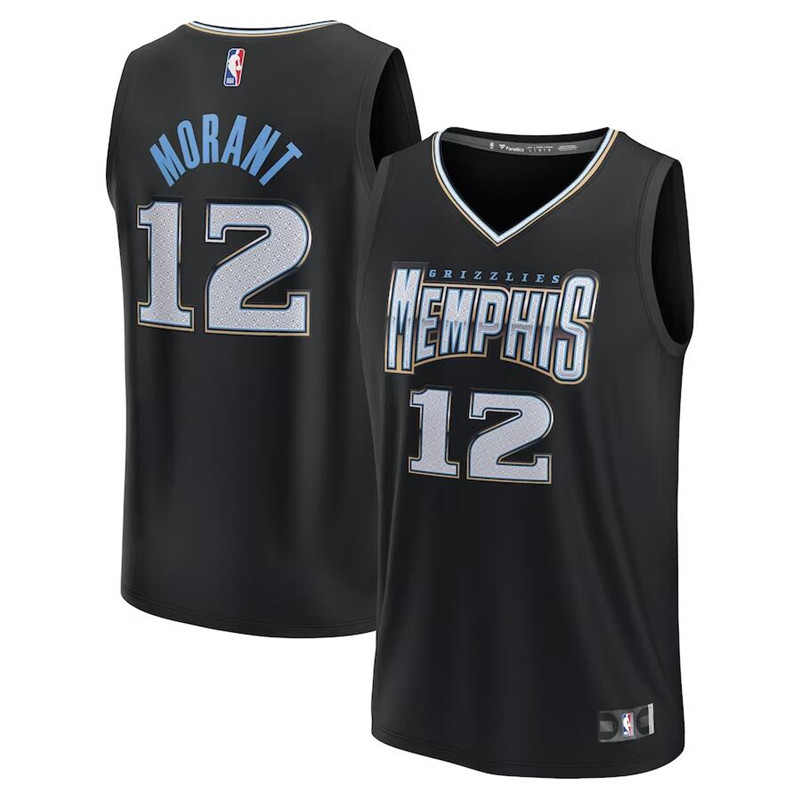 Fanatics Branded Ja Morant Black Memphis Grizzlies 2022-23 Fastbreak City Edition Jersey - Zenithce