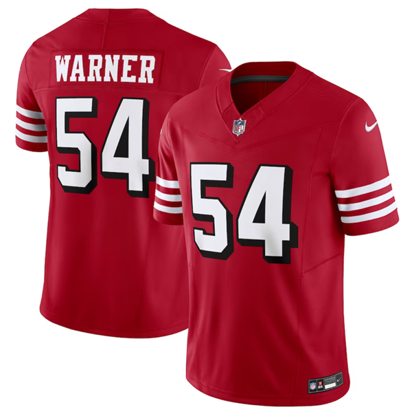 San Francisco 49ers #54 Fred Warner New Red 2023 F.U.S.E. Vapor Untouchable Limited Stitched Jersey - Zenithce