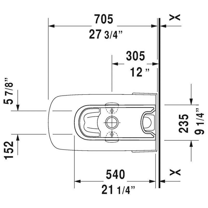 Duravit DuraStyle Elongated One Piece Toilet 2157010085 - Zenithce